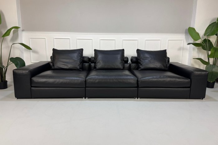 Minotti - Rodolfo Dordoni - Canapé - Jagger - Cuir, Métal