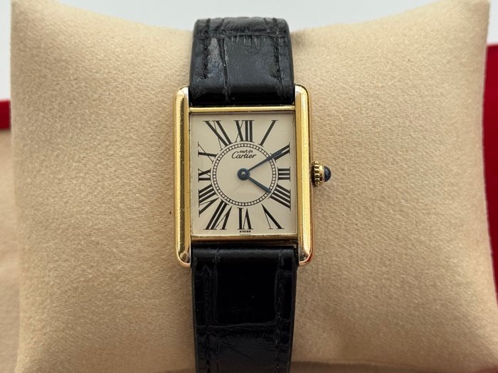 Cartier - Must de Cartier Tank “Opaline Dial” - 590005 - Homme - 1990-1999