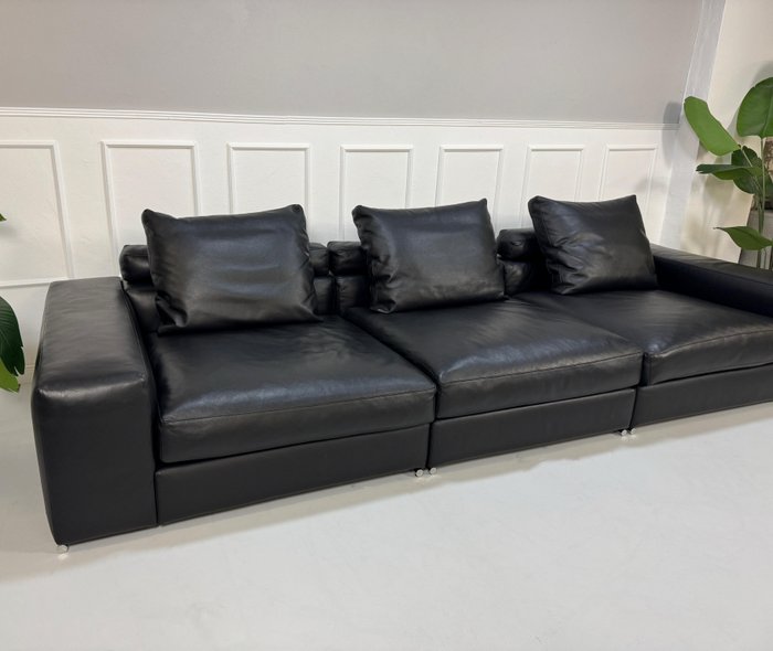 Minotti - Rodolfo Dordoni - Canapé - Jagger - Cuir, Métal