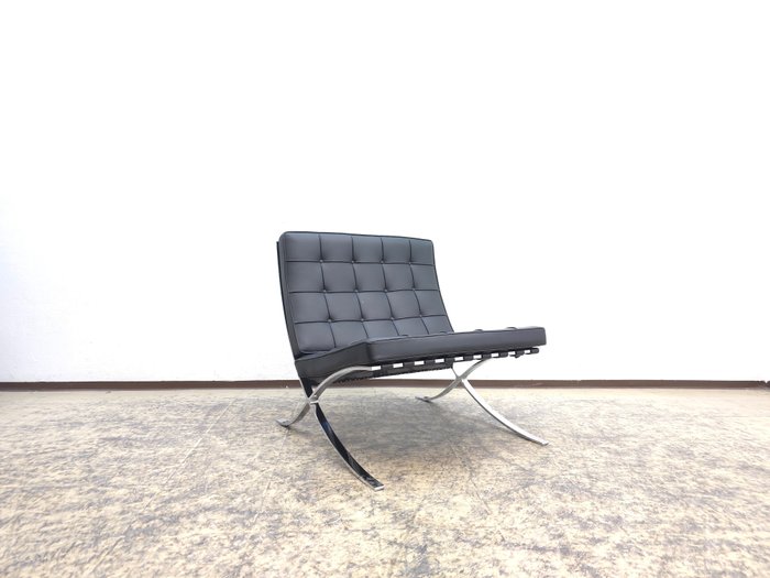 Knoll - Ludwig Mies van der Rohe - Canapé - Fauteuil Barcelona - Cuir