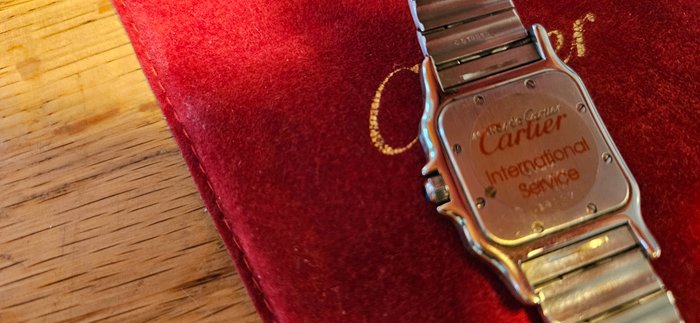 Cartier - Santos Galbée - 187901 - Homme - 1989