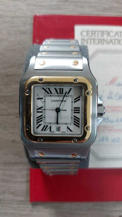 Cartier - Santos Galbée - 187901 - Homme - 1989