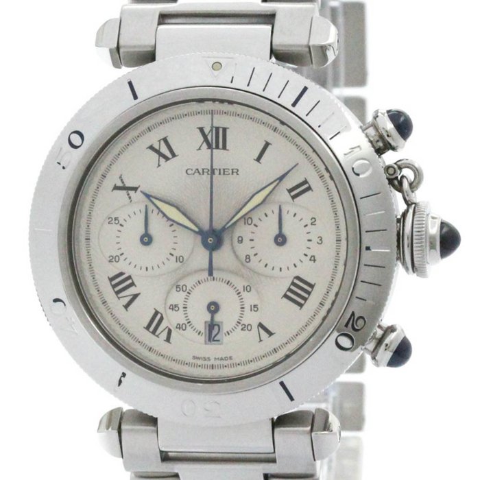 Cartier - Pasha 38 Chronograph - W31018H3 - Homme - 2000-2010