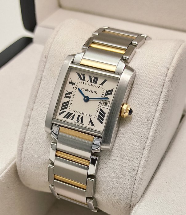Cartier - Tank Française Medium - 2465 (W51012Q4) - Femme - 2010-2020