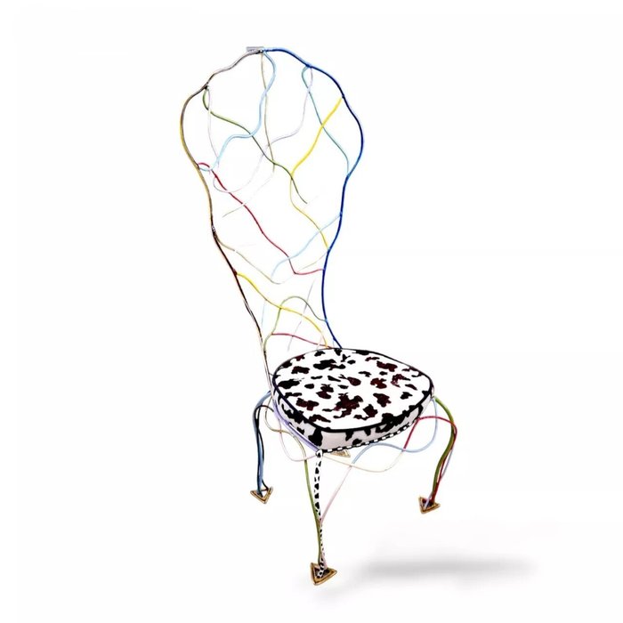 Tom%27s Company - Tom%27s Drag - Chaise - cuir synthétique - Sedia Rococò