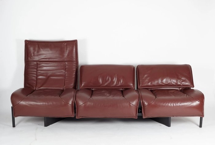 Cassina - Vico Magistretti - Canapé - VERANDA - Cuir