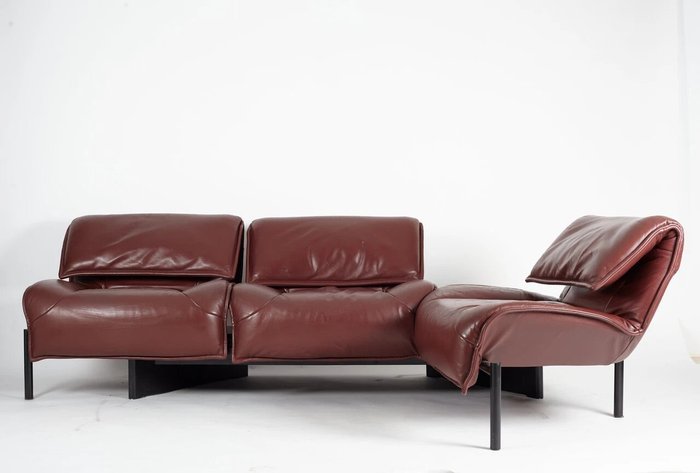 Cassina - Vico Magistretti - Canapé - VERANDA - Cuir