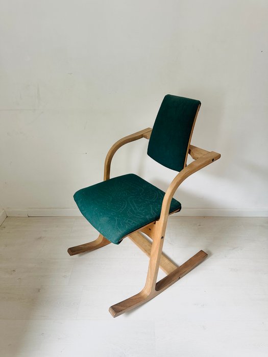 Stokke - Peter Opsvik - Chaise - Actulum - Bois, Textile