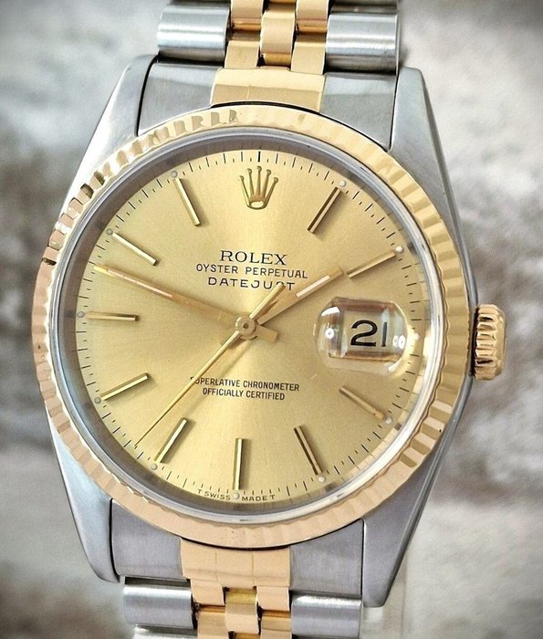 Rolex - Oyster Perpetual Datejust - Sans Prix de Réserve - Ref. 16013 - Homme - 1984