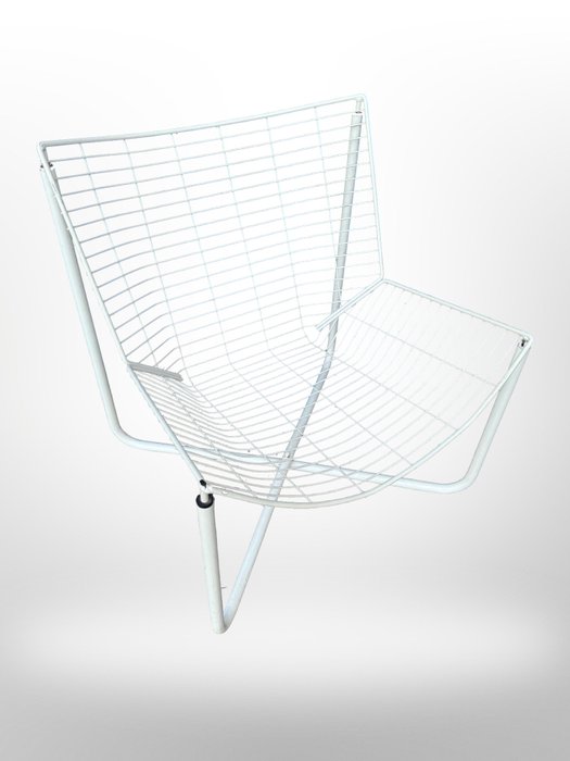 IKEA - Niels Gammelgaard - Chaise - Chaise Vintage Ikea en fil métallique Jarpen - Métal