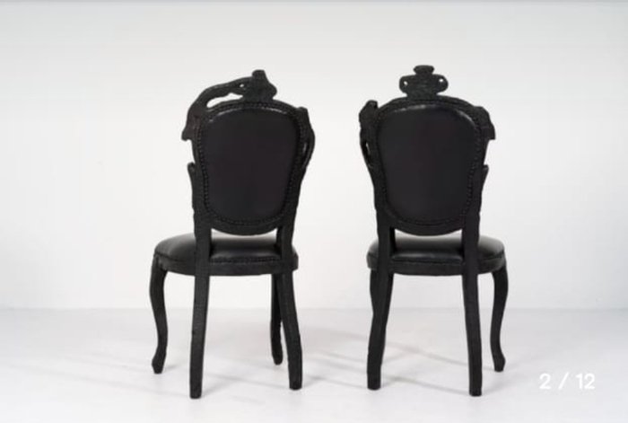 Moooi - Maarten Baas - Chaise (2) - Conception - pelle