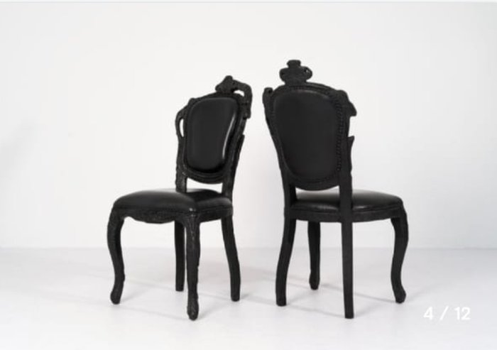 Moooi - Maarten Baas - Chaise (2) - Conception - pelle