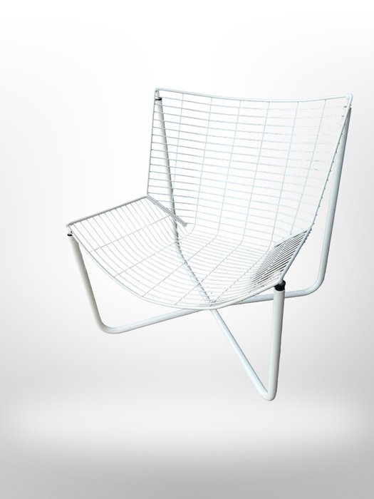 IKEA - Niels Gammelgaard - Chaise - Chaise Vintage Ikea en fil métallique Jarpen - Métal