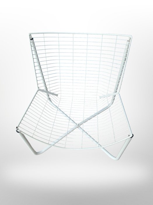 IKEA - Niels Gammelgaard - Chaise - Chaise Vintage Ikea en fil métallique Jarpen - Métal