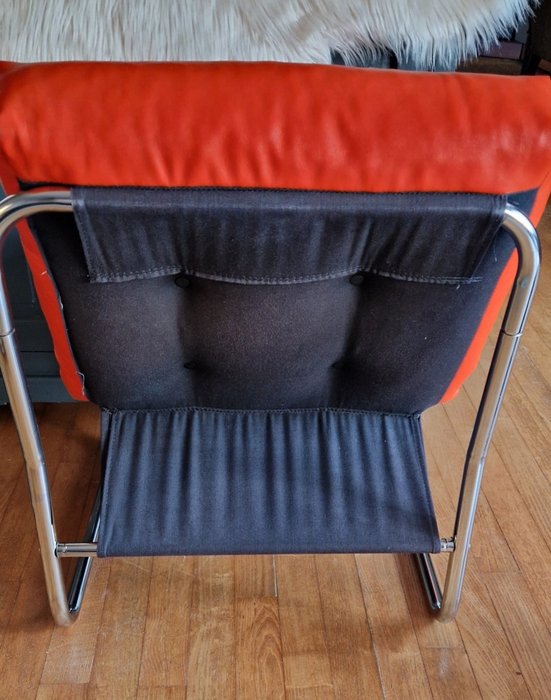 IKEA - Gillis Lundgren - Fauteuil - Chaise Beugel Stoel - Métal - Pixi orang Gillis Lundgre