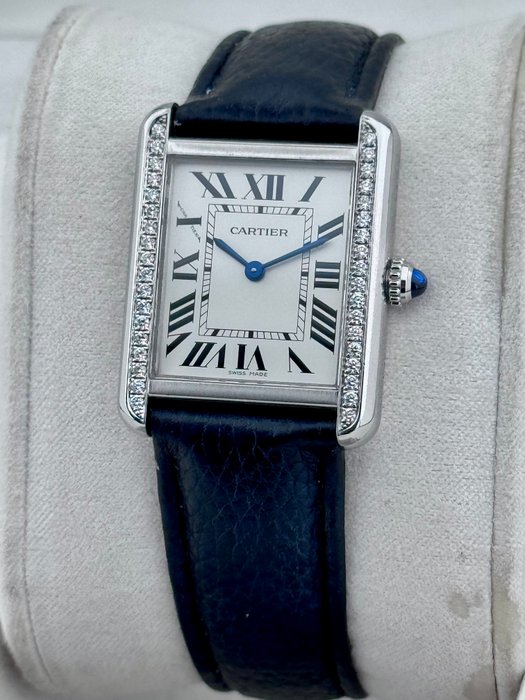 Cartier - Tank Solo Diamond - - 3170 - Femme - 2000-2010