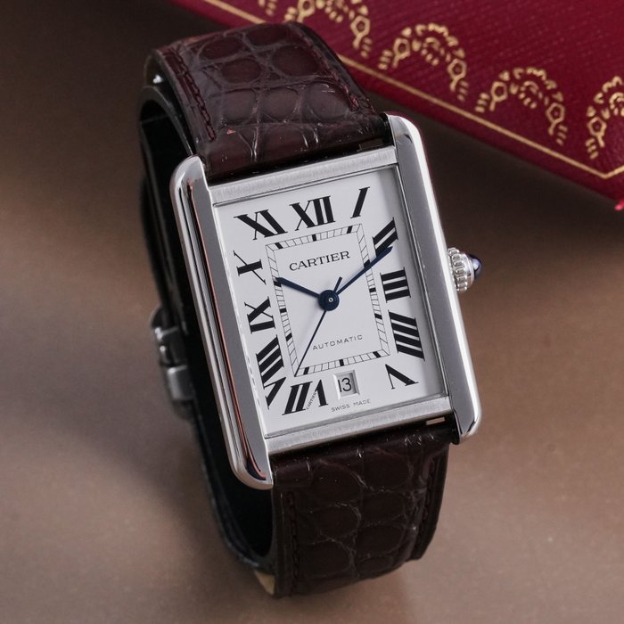 Cartier - Tank Solo XL - W5200027 - Homme - 2010-2020