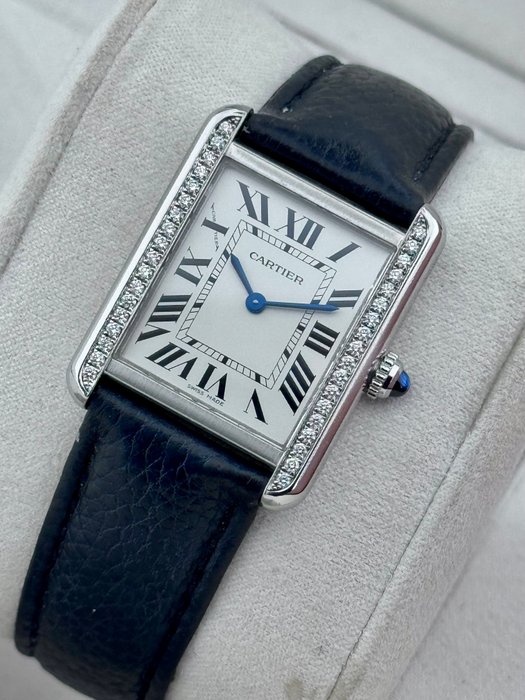 Cartier - Tank Solo Diamond - - 3170 - Femme - 2000-2010