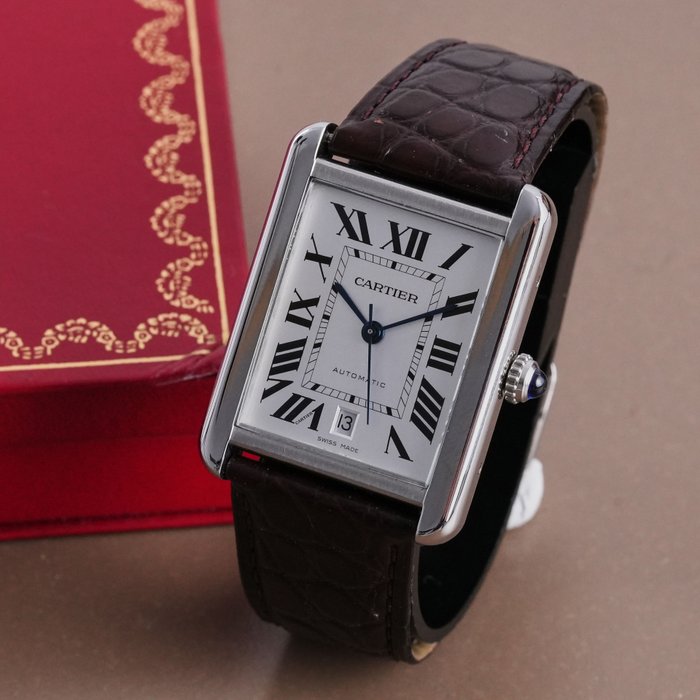 Cartier - Tank Solo XL - W5200027 - Homme - 2010-2020