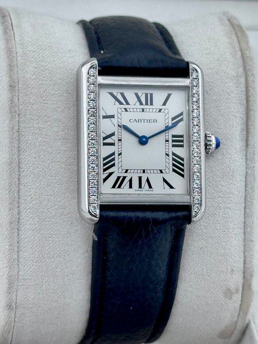 Cartier - Tank Solo Diamond - - 3170 - Femme - 2000-2010