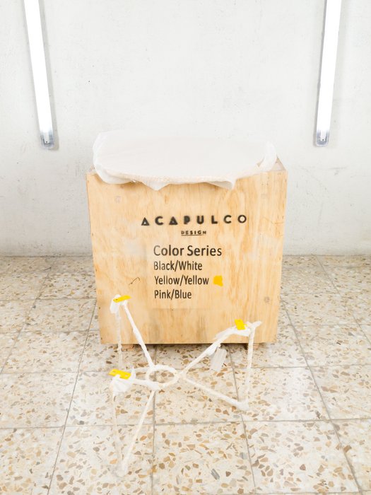 Acapulco - Olivia Herms - Table basse - La petite table - agrumes - Acier, Terrazzo