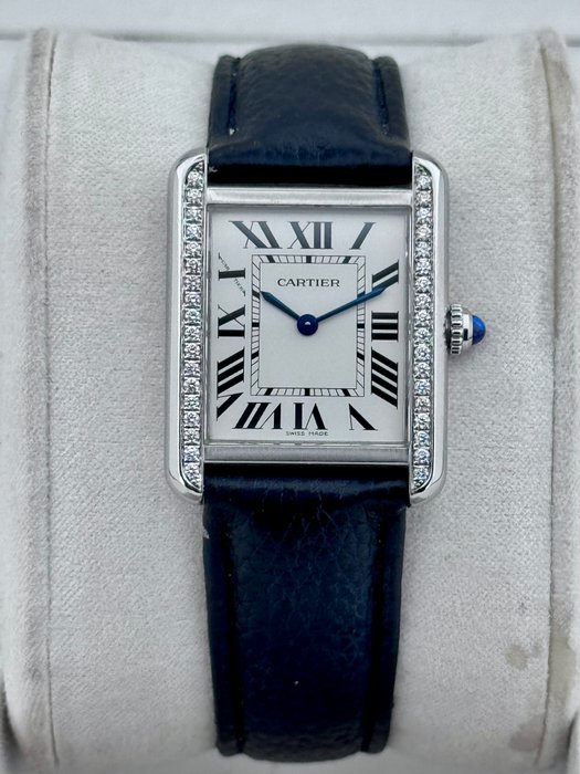 Cartier - Tank Solo Diamond - - 3170 - Femme - 2000-2010