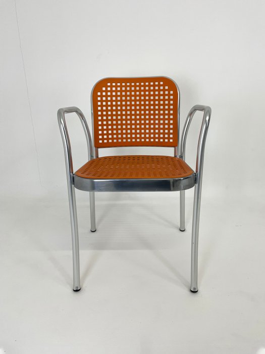 I.C.F. De Padova - Vico Magistretti - Silver - Chaise - Aluminium, Plastique