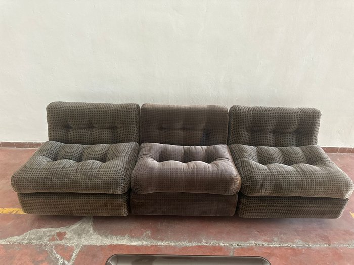 B&B Italia - Mario Bellini - Amanta - Canapé (4) - Velours