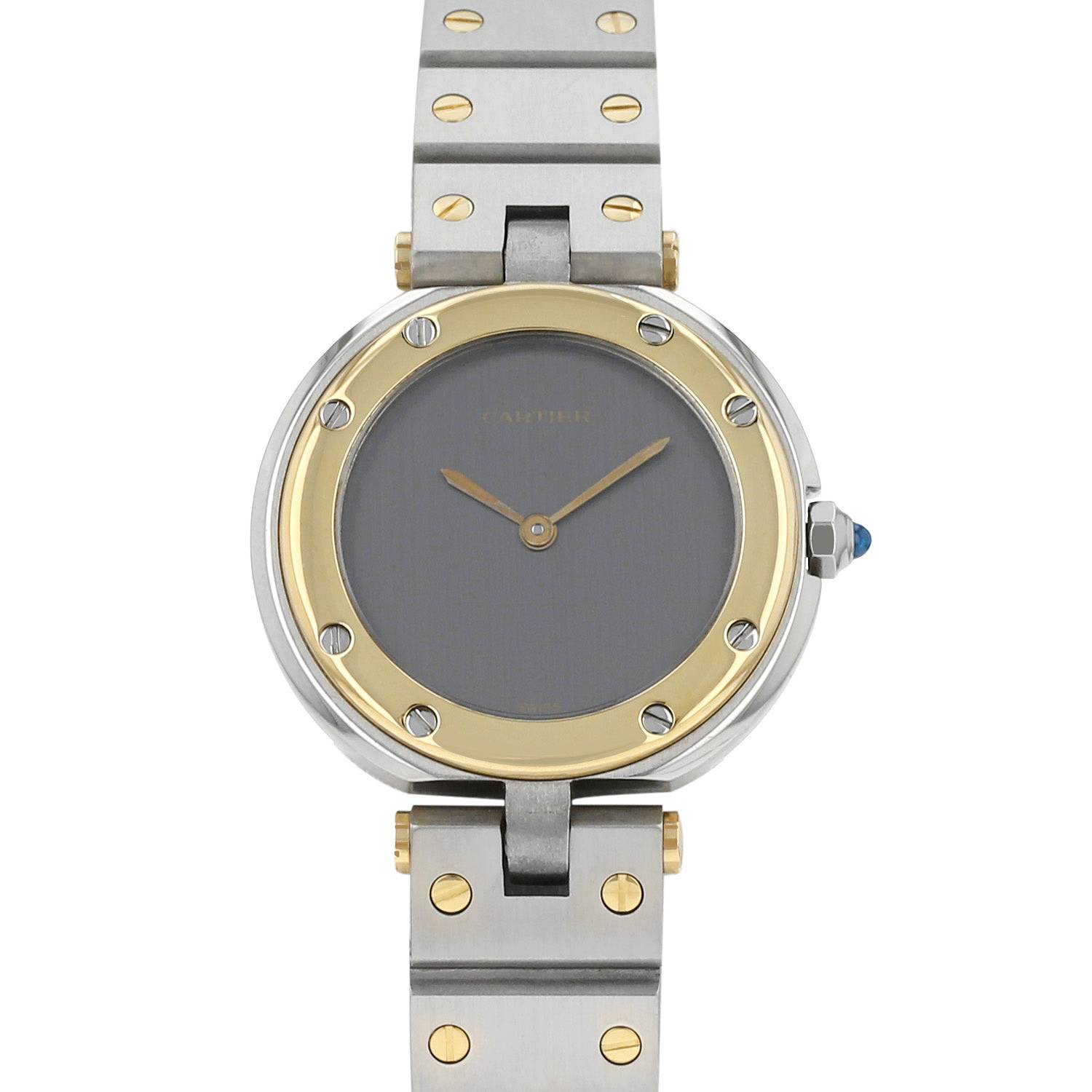 Montre Cartier Santos Ronde en or et acier Ref: Cartier – 8191 Vers