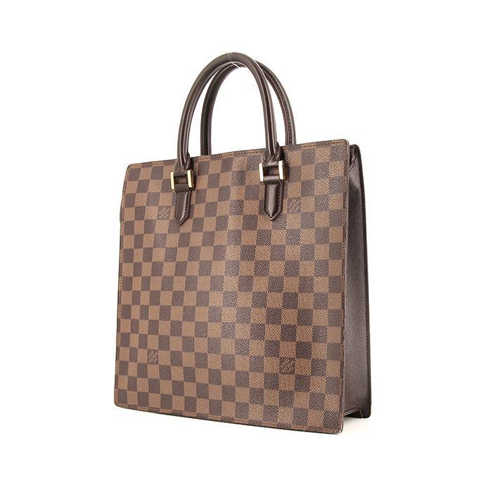 Sac à main Louis Vuitton Sac Plat en toile damier ébène