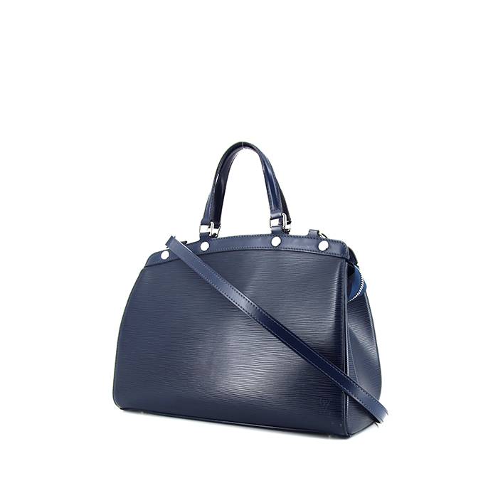 Sac Louis Vuitton Brea MM en cuir Épi bleu marine avec bandoulière, 2013