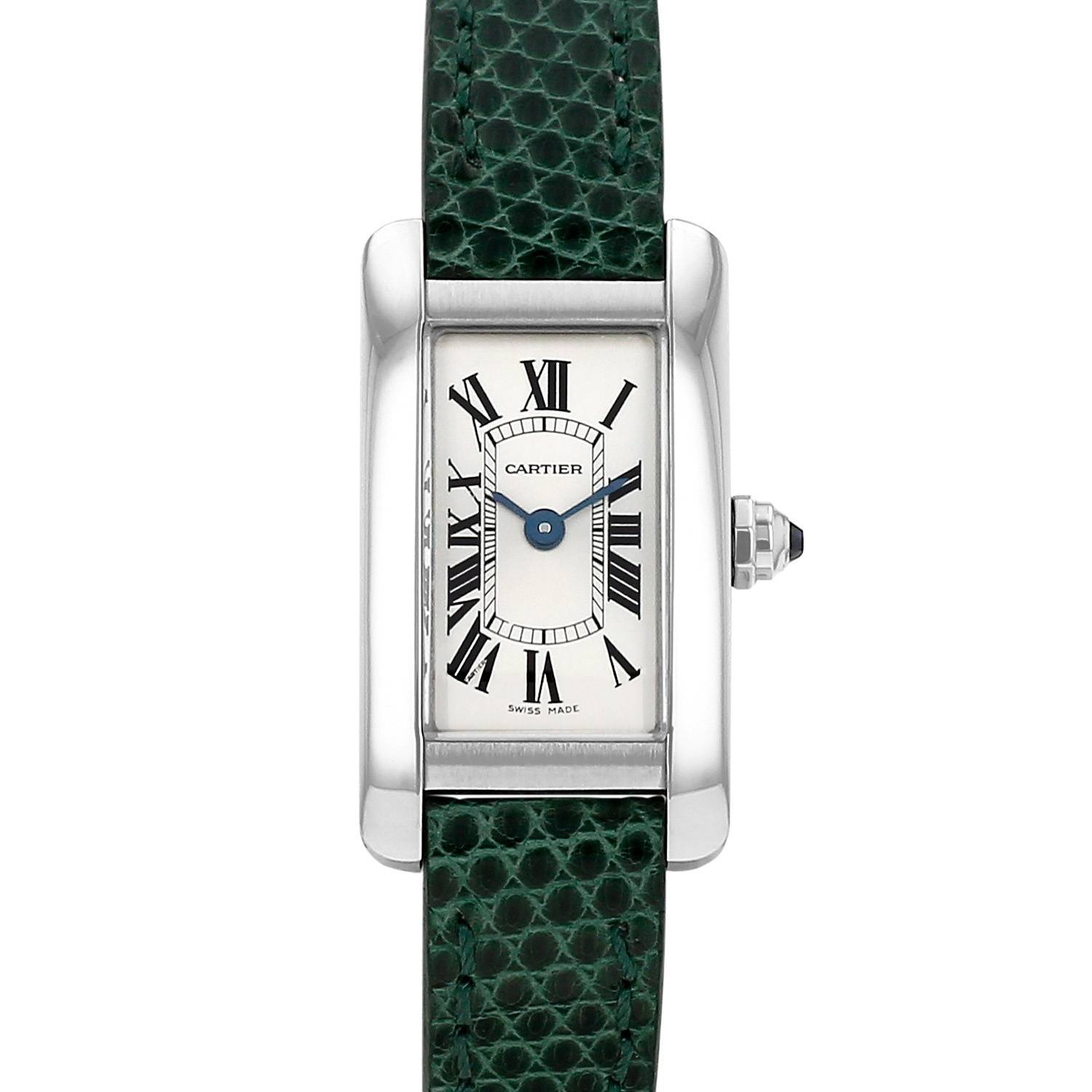 Montre Cartier Mini Tank en acier Ref: 4056 Vers 2000