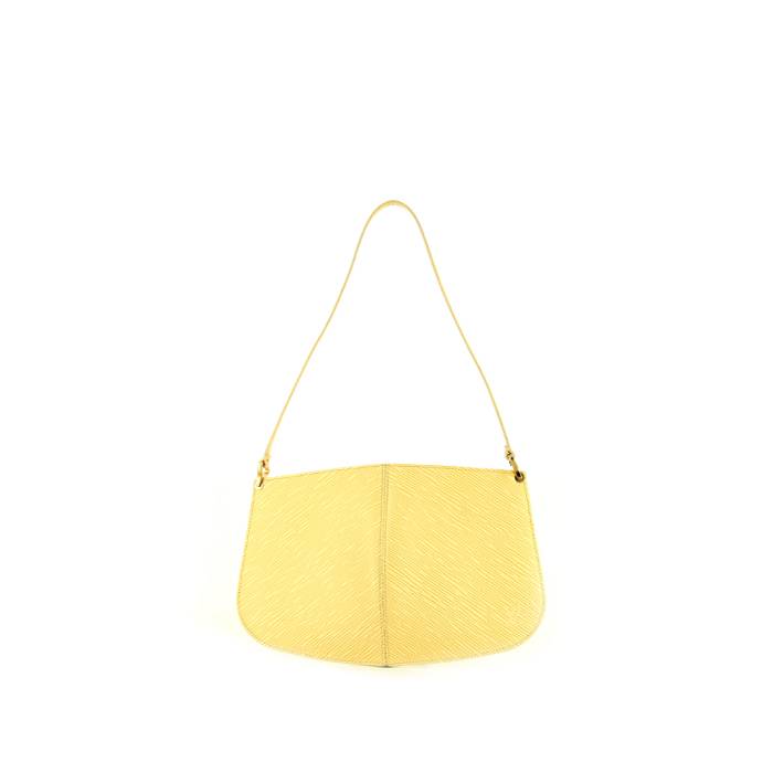 Sac à main Louis Vuitton Demi Lune en cuir épi beige