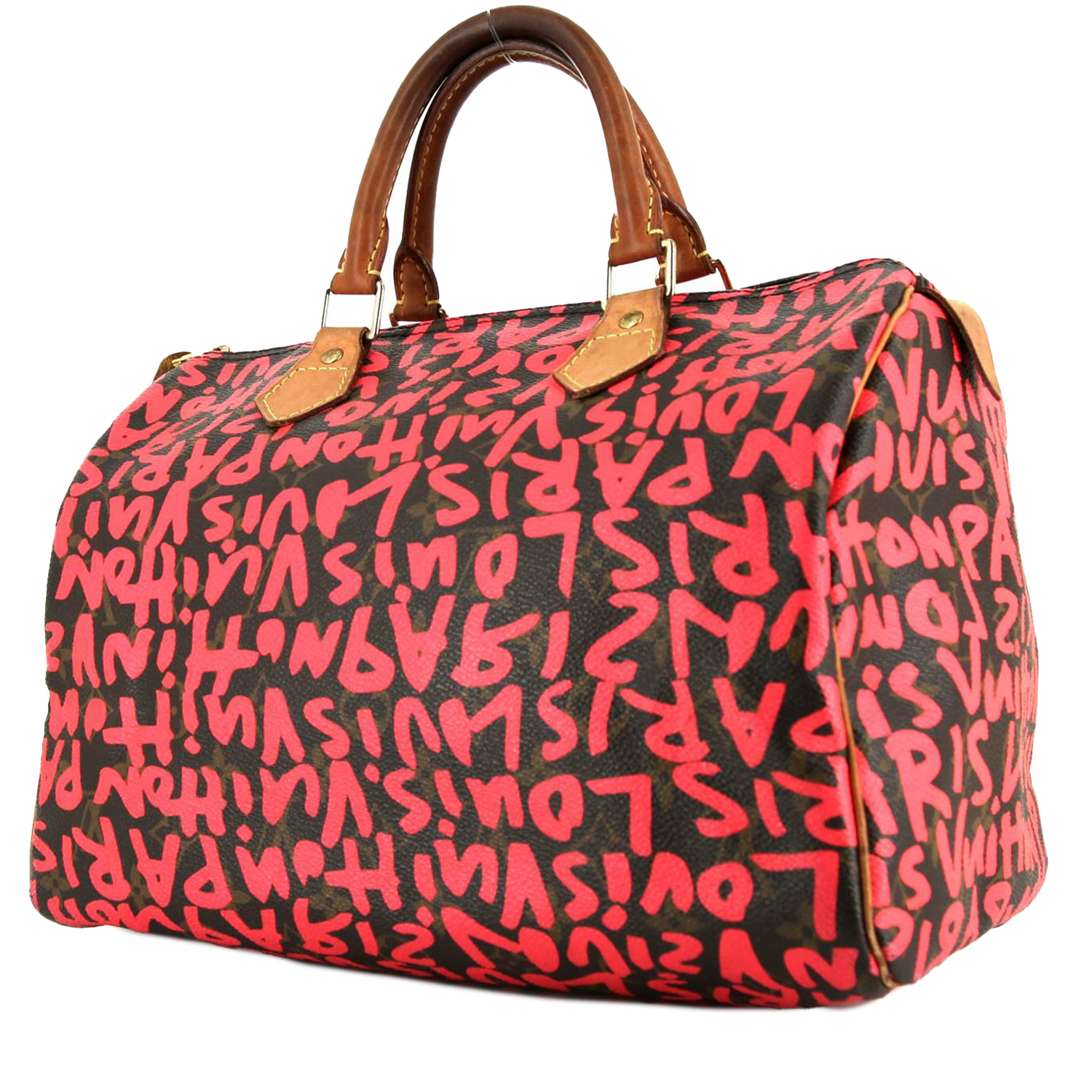 Sac à main Louis Vuitton Speedy Editions Limitées en toile monogram