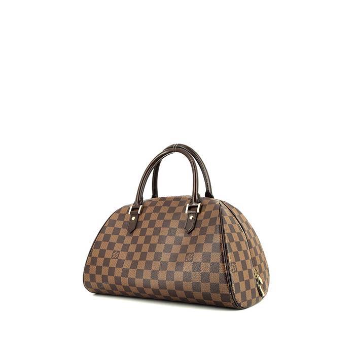 Sac à main Louis Vuitton Ribera en toile damier enduite ébène et