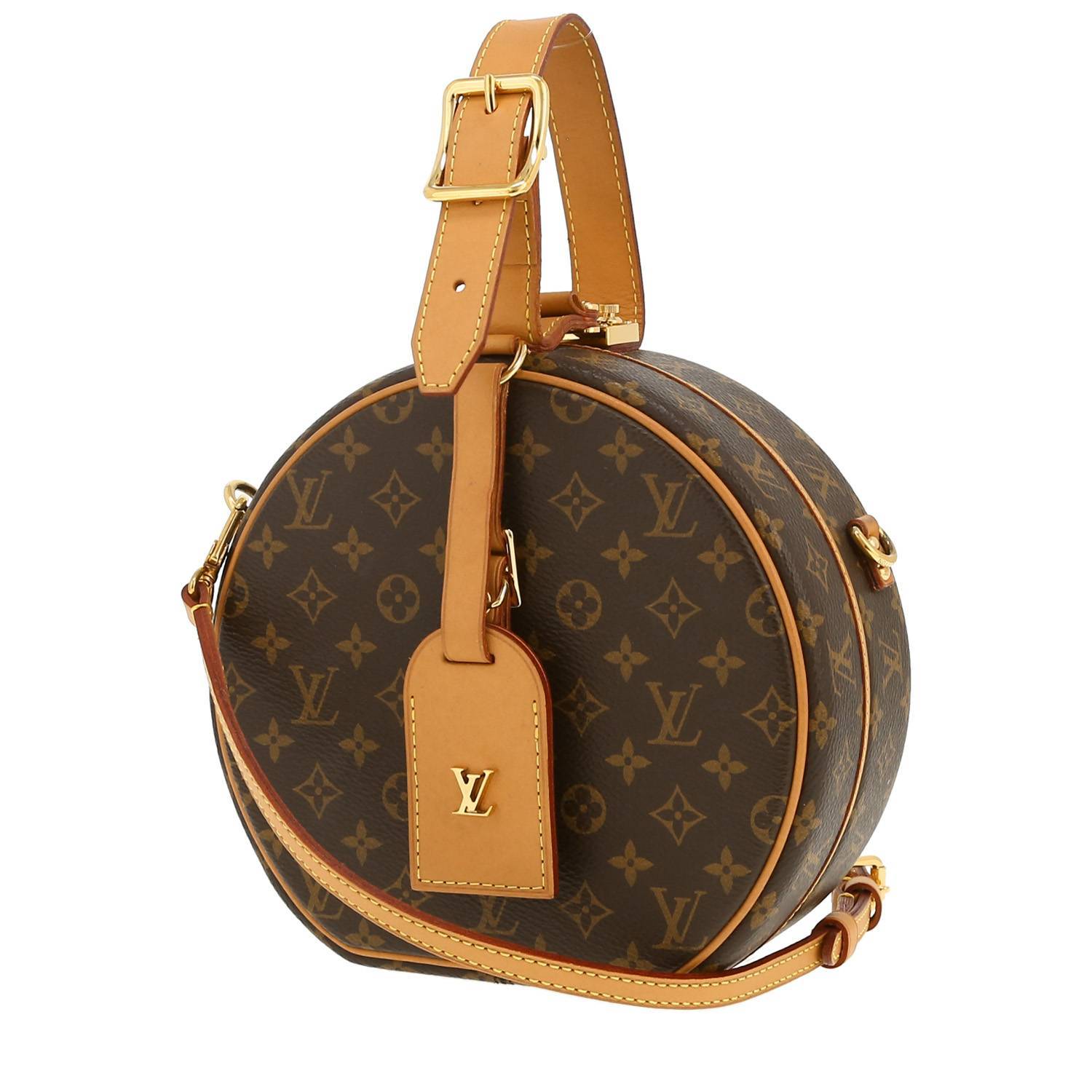Sac à main Louis Vuitton Boîte à chapeau en toile monogram et cuir