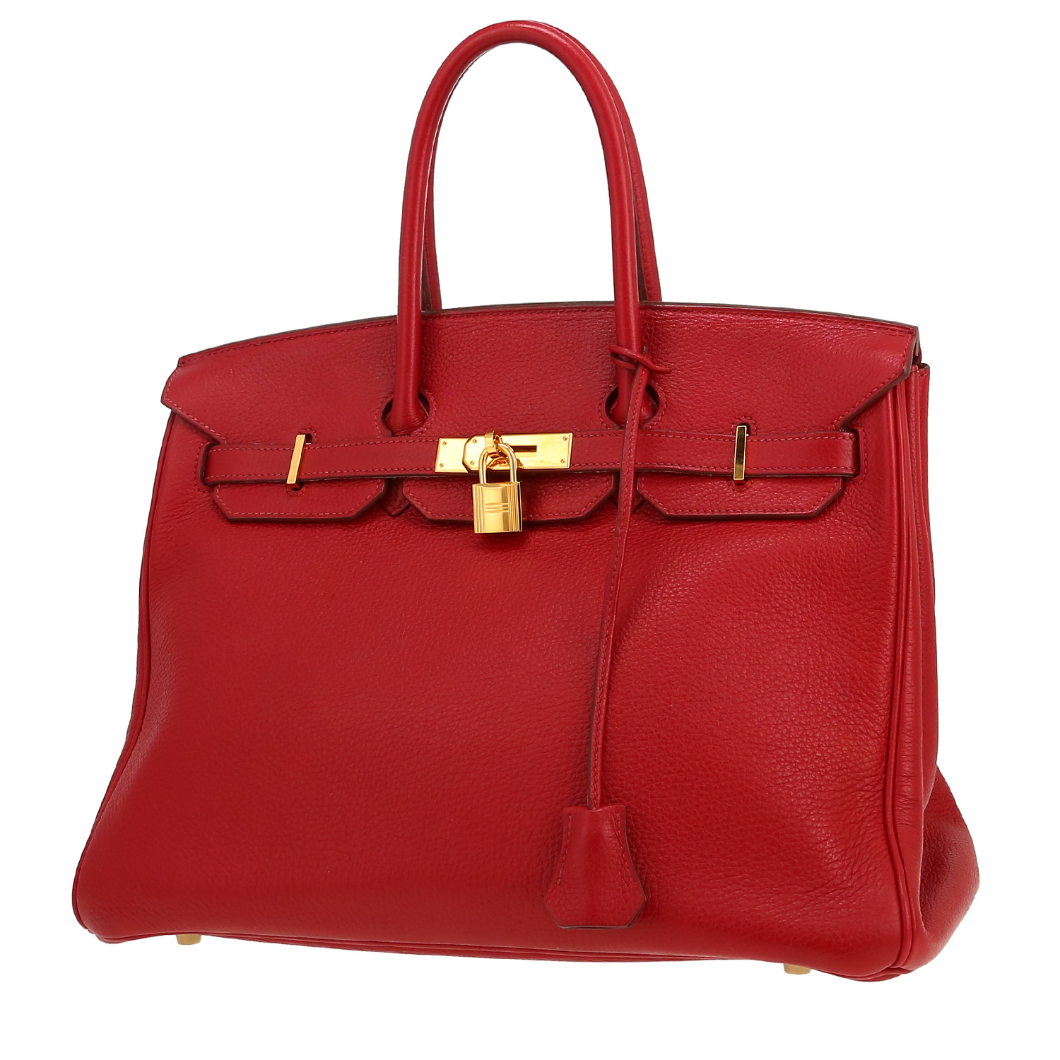 Hermès Birkin 35 cm en cuir Togo rouge – 2008