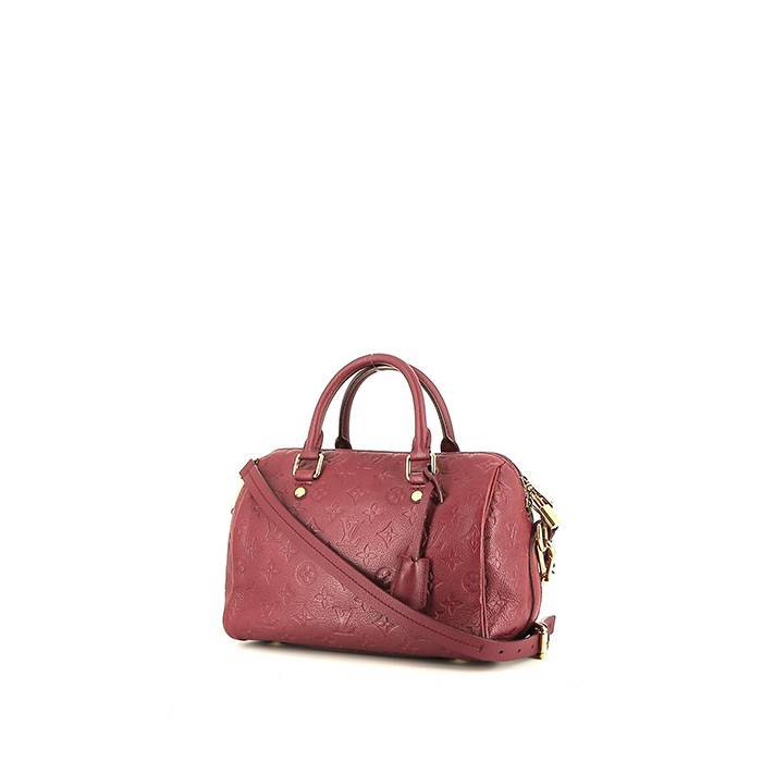Sac à main Louis Vuitton Speedy 25 en cuir monogram empreinte