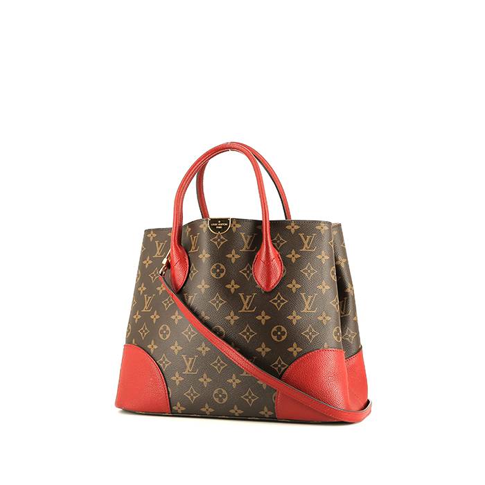 Sac à main Louis Vuitton Flandrin en tissu monogram marron et cuir