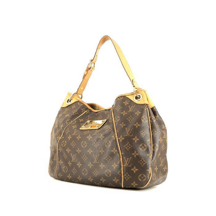 Sac à main Louis Vuitton Galliera en toile monogram marron et cuir