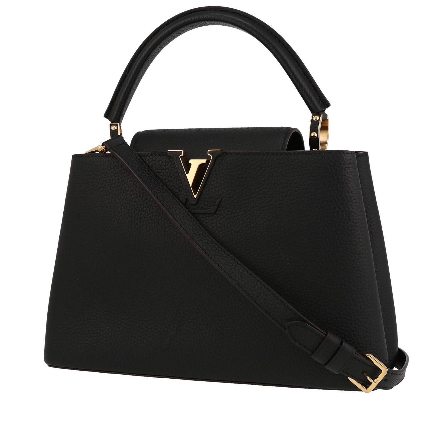 Sac à main Louis Vuitton Capucines MM en cuir taurillon clémence