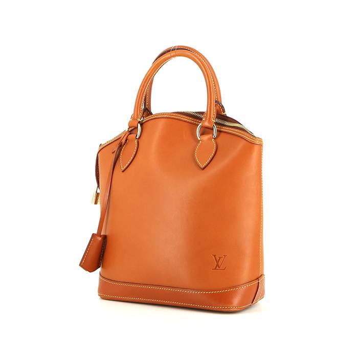 Sac à main Louis Vuitton Lockit en cuir gold