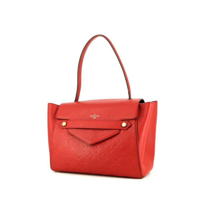 Sac à main Louis Vuitton Trocadéro en cuir monogram rouge