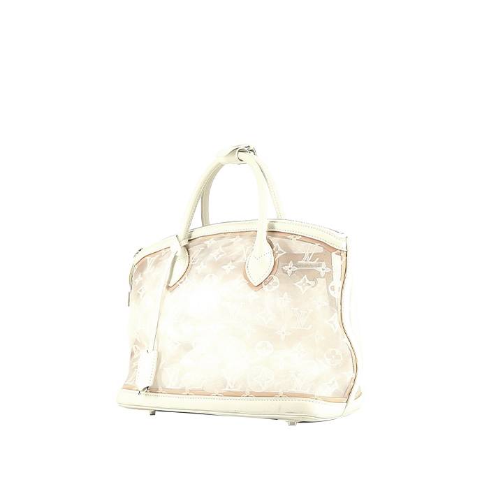 Sac à main Louis Vuitton Lockit en cuir transparent