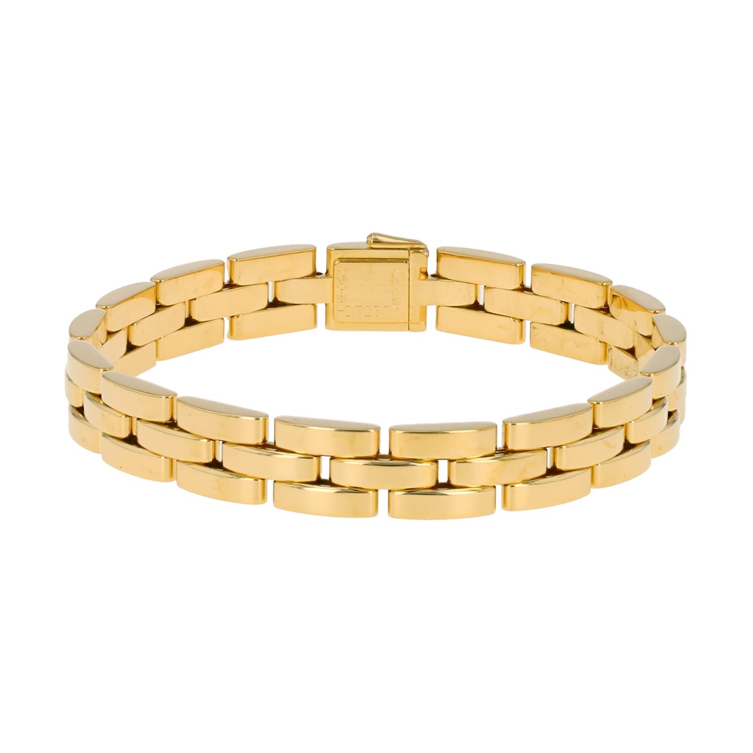 Bracelet articulé Cartier Maillon Panthère en or jaune