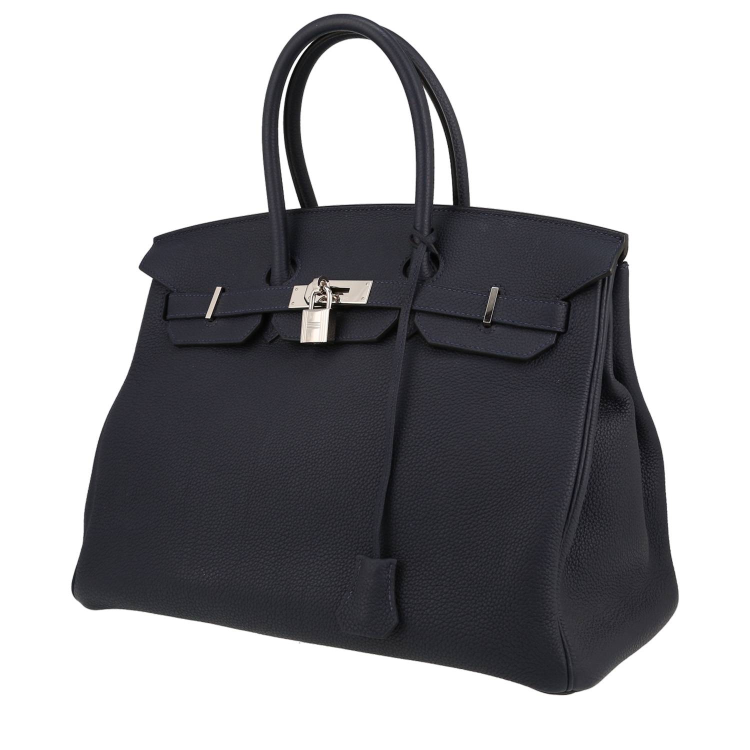 Hermès Birkin 35 cm en cuir Togo Bleu – 2021