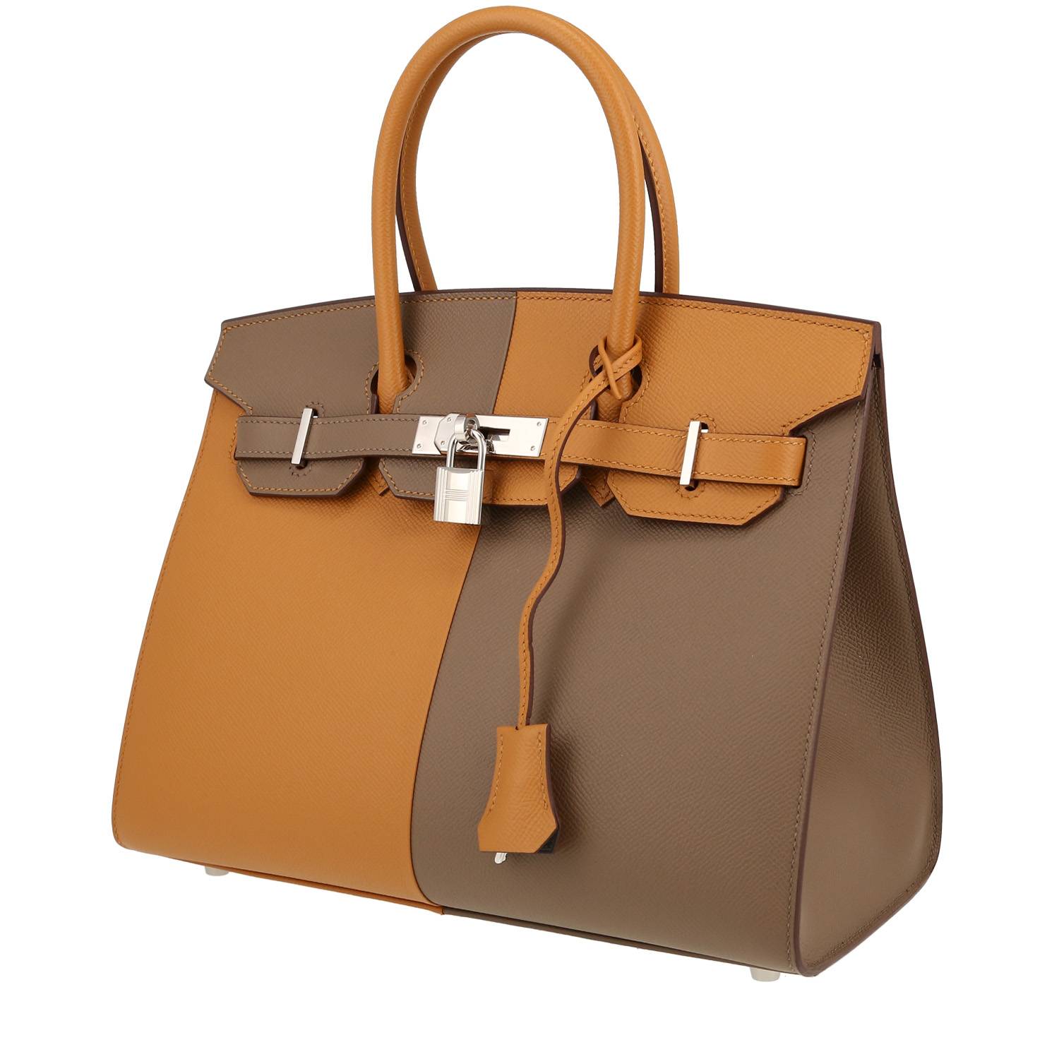 Hermès Birkin Casaque en cuir Epsom Beige Sésame et Étoupe - 2021