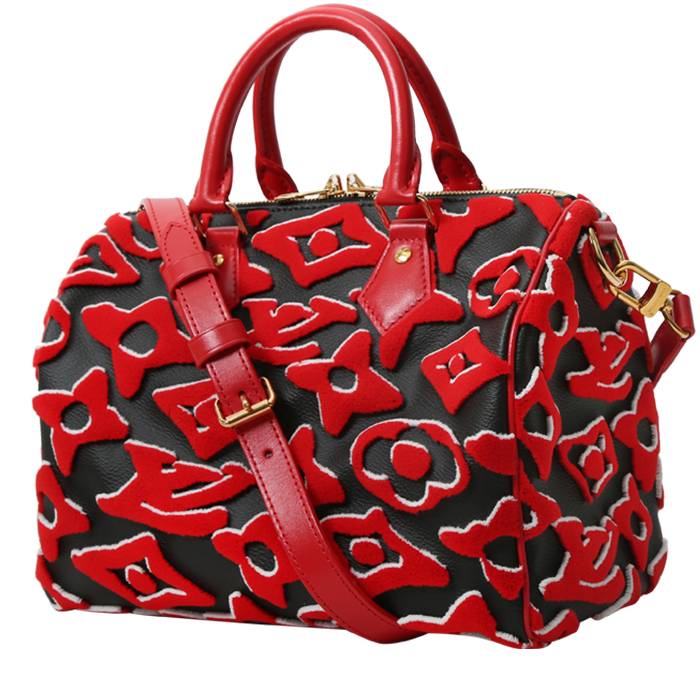 Sac à main Louis Vuitton Speedy Editions Limitées Urs Fischer en