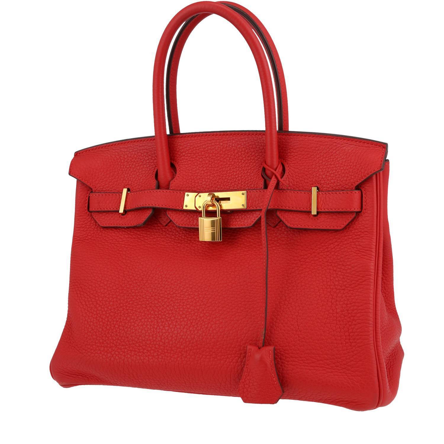 Hermès Birkin 30 cm en cuir togo Rouge Tomate - 2016