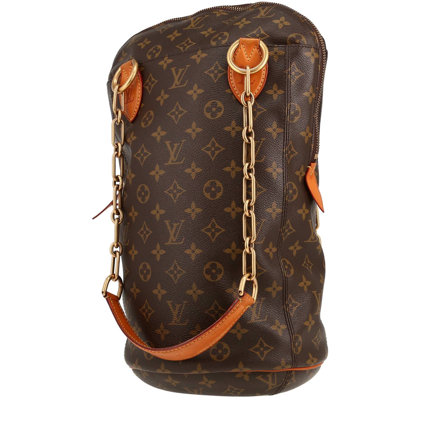 Sac à main Louis Vuitton Editions Limitées en toile monogram marron